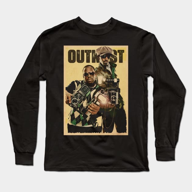 ATLiens Unveiled Captivating Images of Outkast's Cosmic Style Long Sleeve T-Shirt by Hayes Anita Blanchard